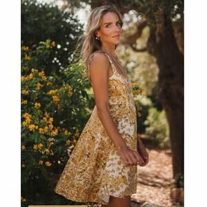 Sezane Robie Salie Dress 42 NWT Alcatraz